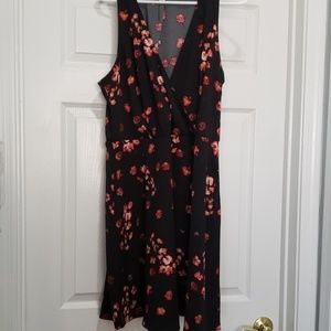 Black floral dress A New Day Sz L